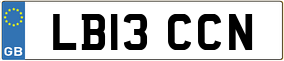 Truck License Plate